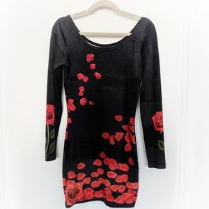 Rebel Love velvet mini dress Small